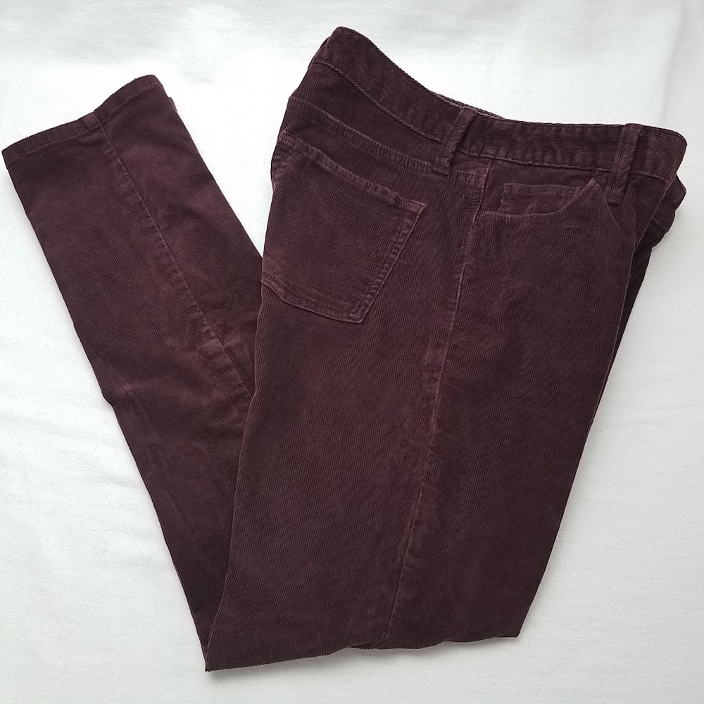 Banana Republic Womens Skinny Leg Corduroy Pants